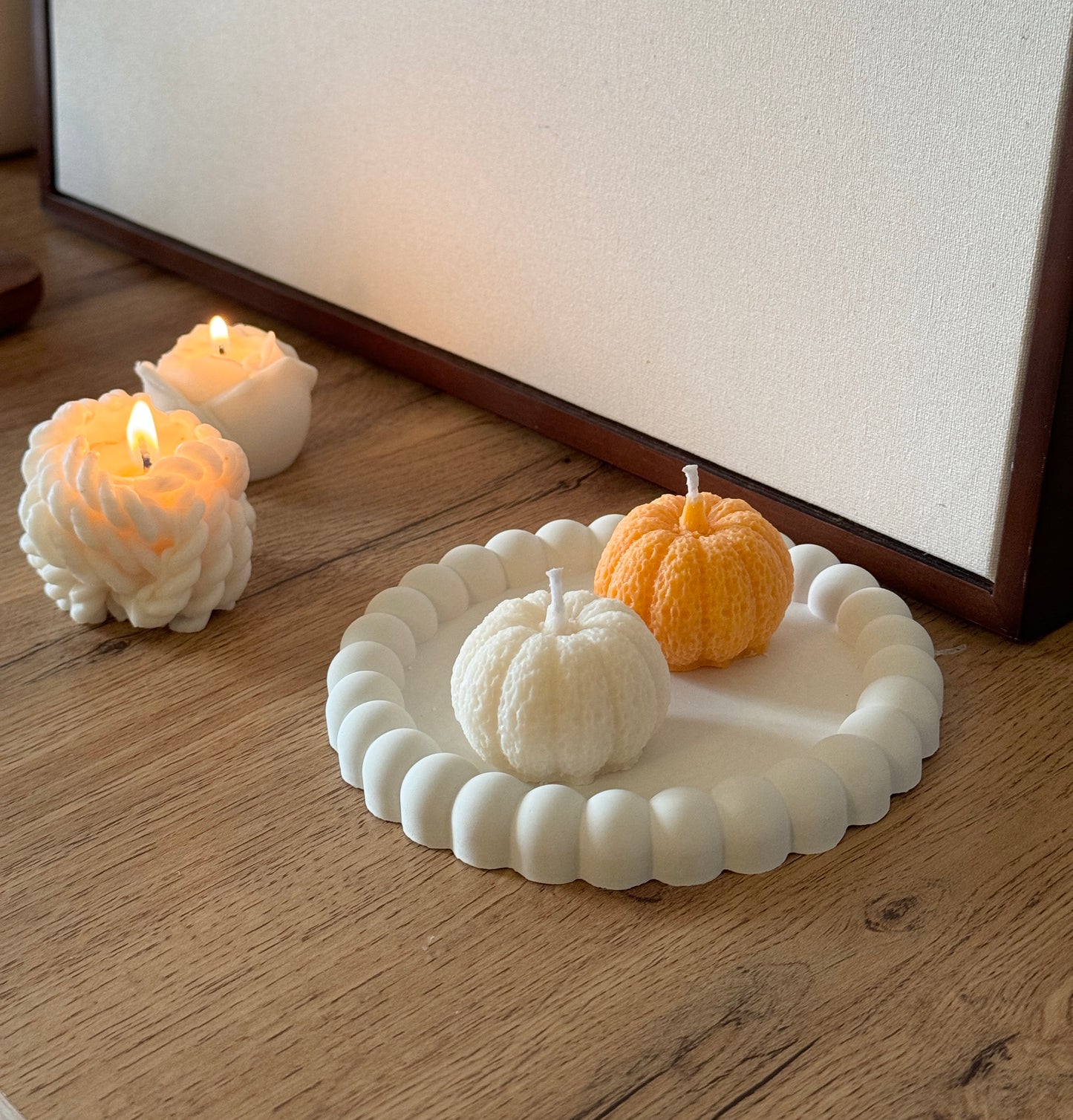 Pumpkin Candle Set